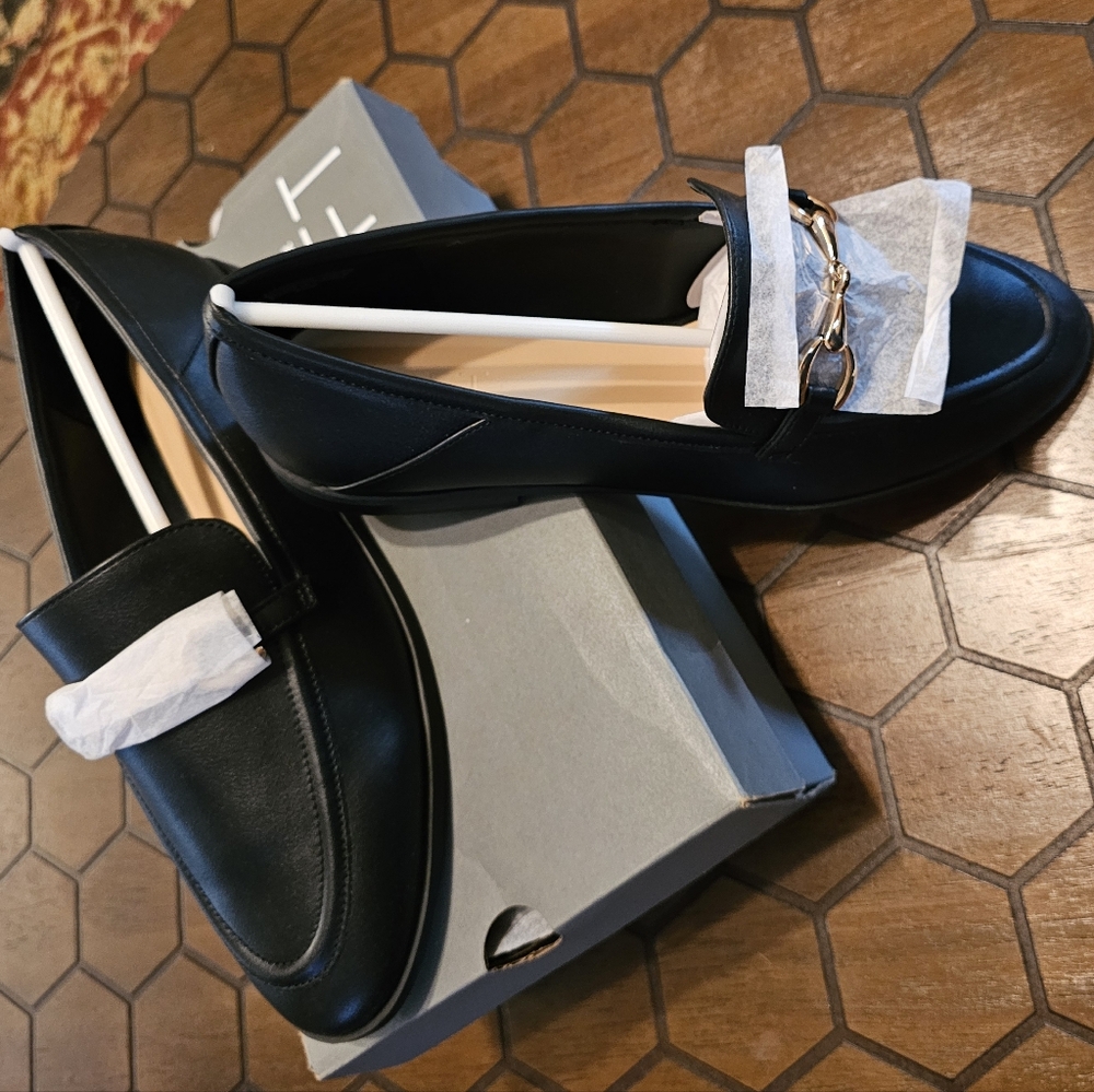 LOFT Elegant Black Loafers